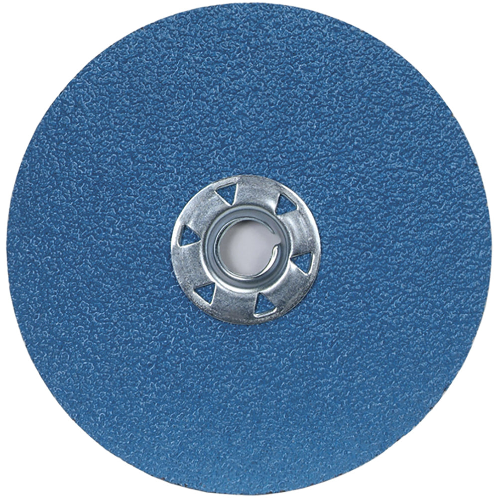 Norton 66261138796 Quick-Change Disc 5" Disc Dia, 36 Grit, Zirconia Alumina, Coated