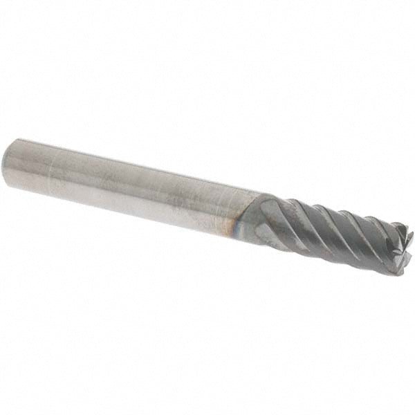 OSG 91440611 Corner Radius End Mill 6.00 mm Dia, 13.00 mm LOC, 0.50 mm Radius, 6 Flute, Solid Carbide