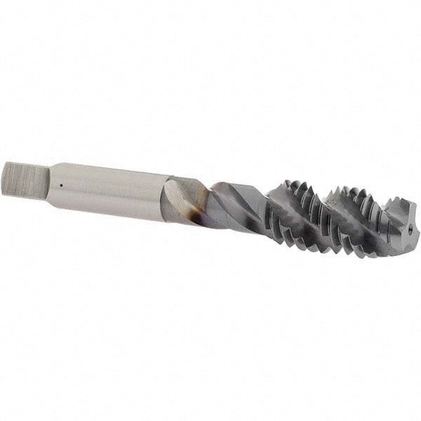 OSG 1432008 Spiral Flute Tap 1/2-13, UNC, 3 Flute, Plug Chamfer, 3B Class of Fit, High-Speed Steel, TiCN Finish