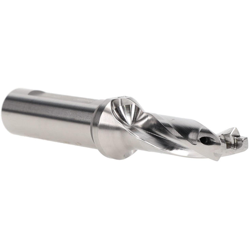 Iscar 3260096 Replaceable-Tip Drill 0.472 to 0.488" Dia, 1.41" Max Depth, 5/8" Weldon Flat Shank