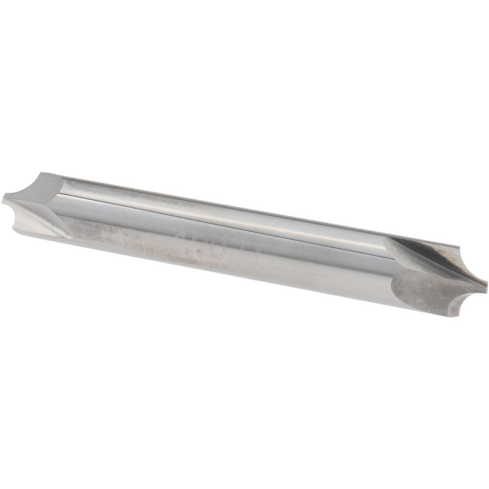 Harvey Tool 46100 Corner Rounding End Mill 0.10 mm Radius, 1/4" Dia, 2 Flutes, Solid Carbide