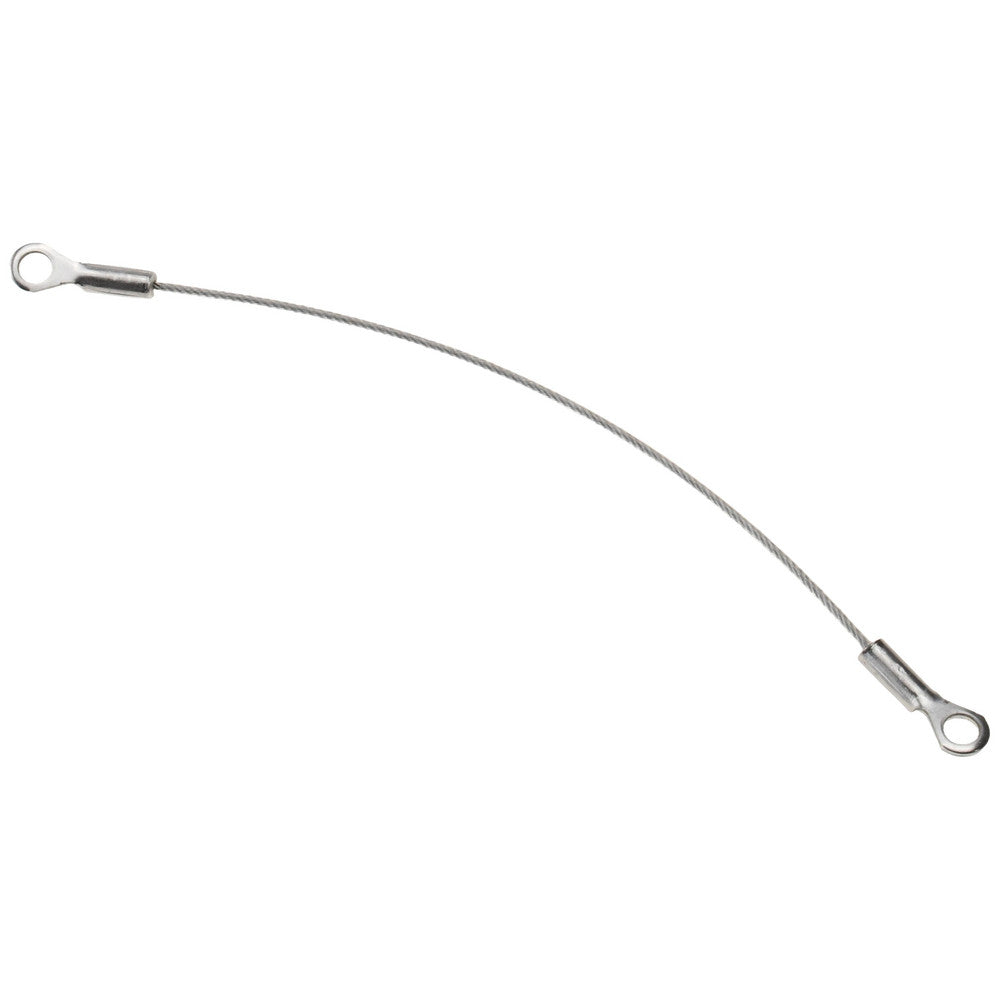 Value Collection P20314 6" Long, Stainless Steel Cable Eye & Eye End, Quick Release Pin Lanyard
