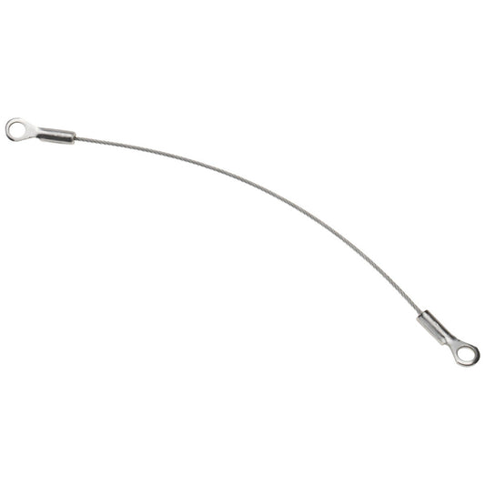Value Collection P20314 6" Long, Stainless Steel Cable Eye & Eye End, Quick Release Pin Lanyard