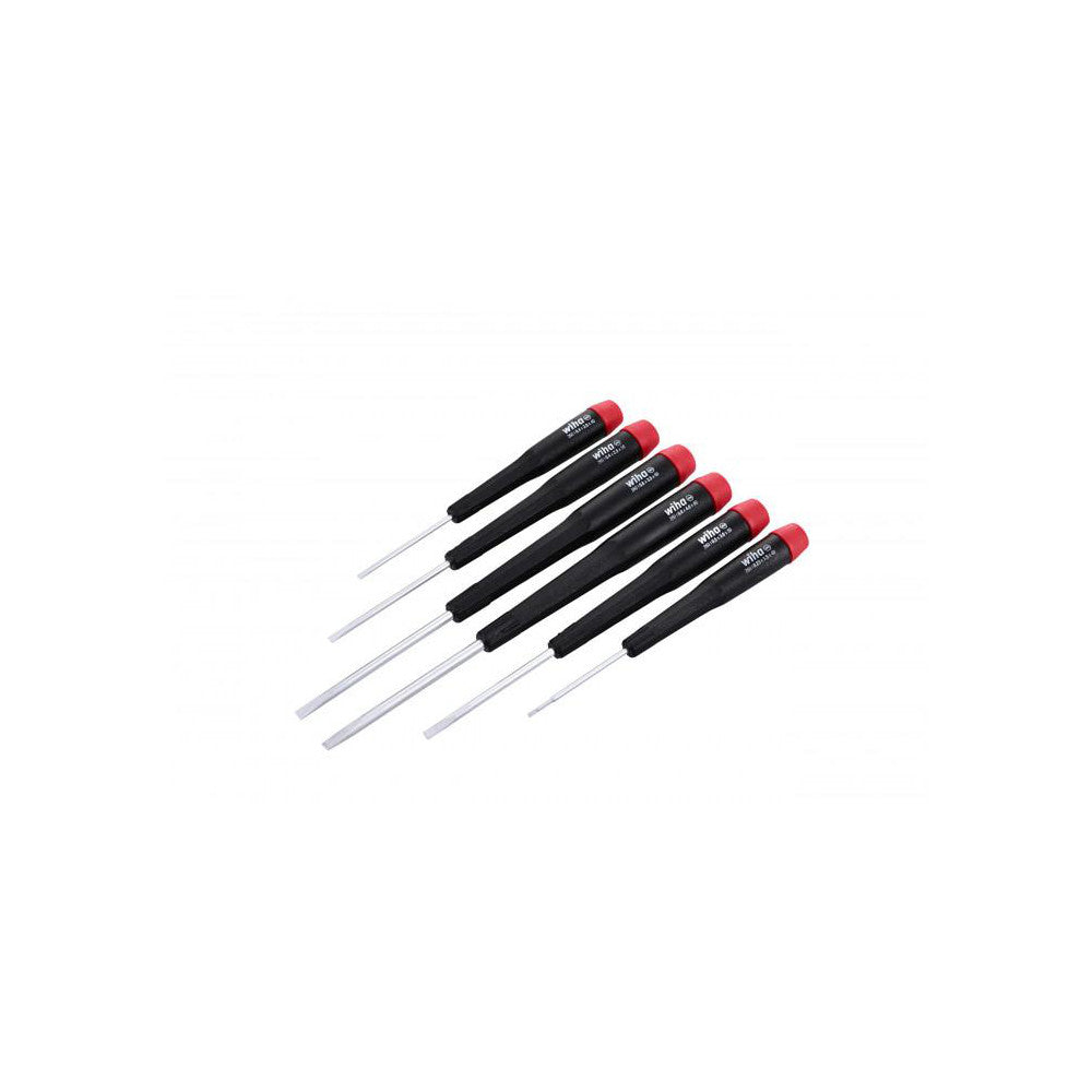 Wiha 26090 Screwdriver Set 6 Pc, Slotted