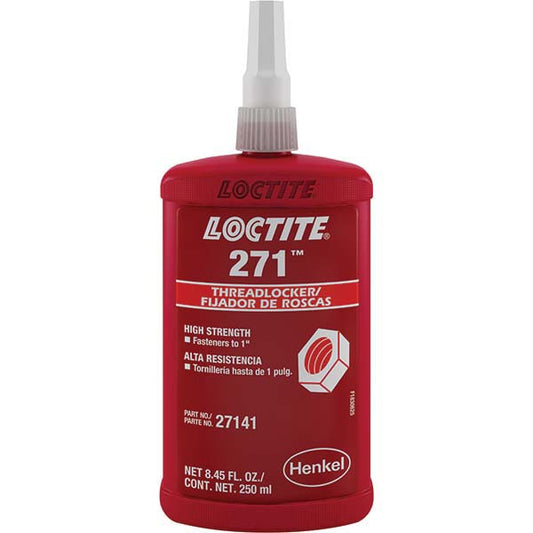 Loctite 88441 Threadlocker Red, Liquid, 250 mL, Bottle