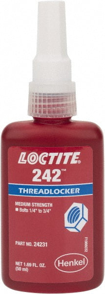 Loctite 135355 Threadlocker Blue, Liquid, 50 mL, Bottle