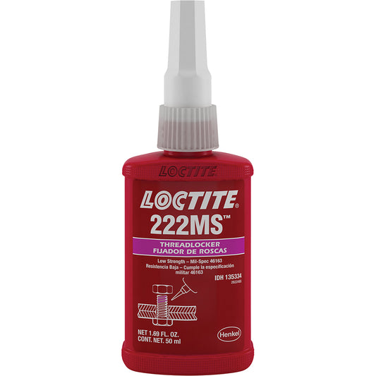 Loctite 135334 Threadlocker Purple, Liquid, 50 mL, Bottle