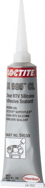 Loctite 160809 Joint Sealant 80 mL Tube, Clear, RTV Silicone