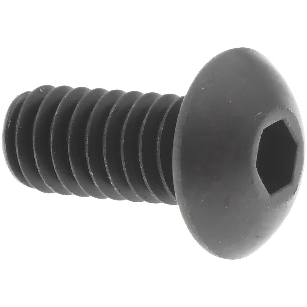 Value Collection 88546510 Button Socket Cap Screw #8-32 x 3/8, Alloy Steel, Black Oxide Coated