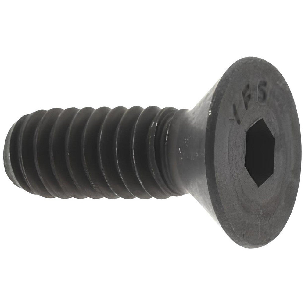 Value Collection 88547898 Flat Socket Cap Screw 1/4-20 x 3/4", Alloy Steel, Black Oxide Finish
