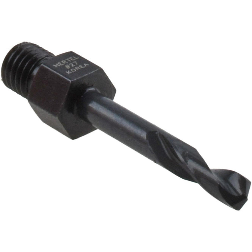 Hertel 953HS27SS-209 Threaded Shank Drill Bit #27, 135 &deg Point, 1/4-28 Shank, High Speed Steel