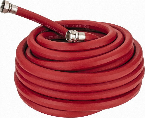 Parker HWR5850 50' Long, 5/8" Male x Female GHT, -40 to 200&degF, Rubber High Temp & High Pressure Hose