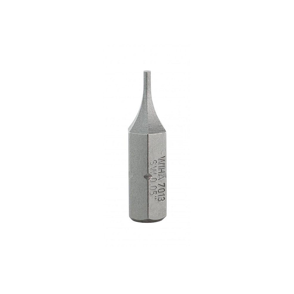 Wiha 71329 Hex Screwdriver Insert Bit 1/4" Drive, 1/2" Hex, 1" OAL