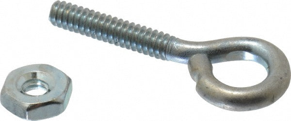 Gibraltar GIB07005 #6-32, Zinc-Plated Finish, Steel Wire Turned Open Eye Bolt
