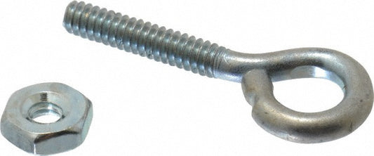 Gibraltar GIB07005 #6-32, Zinc-Plated Finish, Steel Wire Turned Open Eye Bolt
