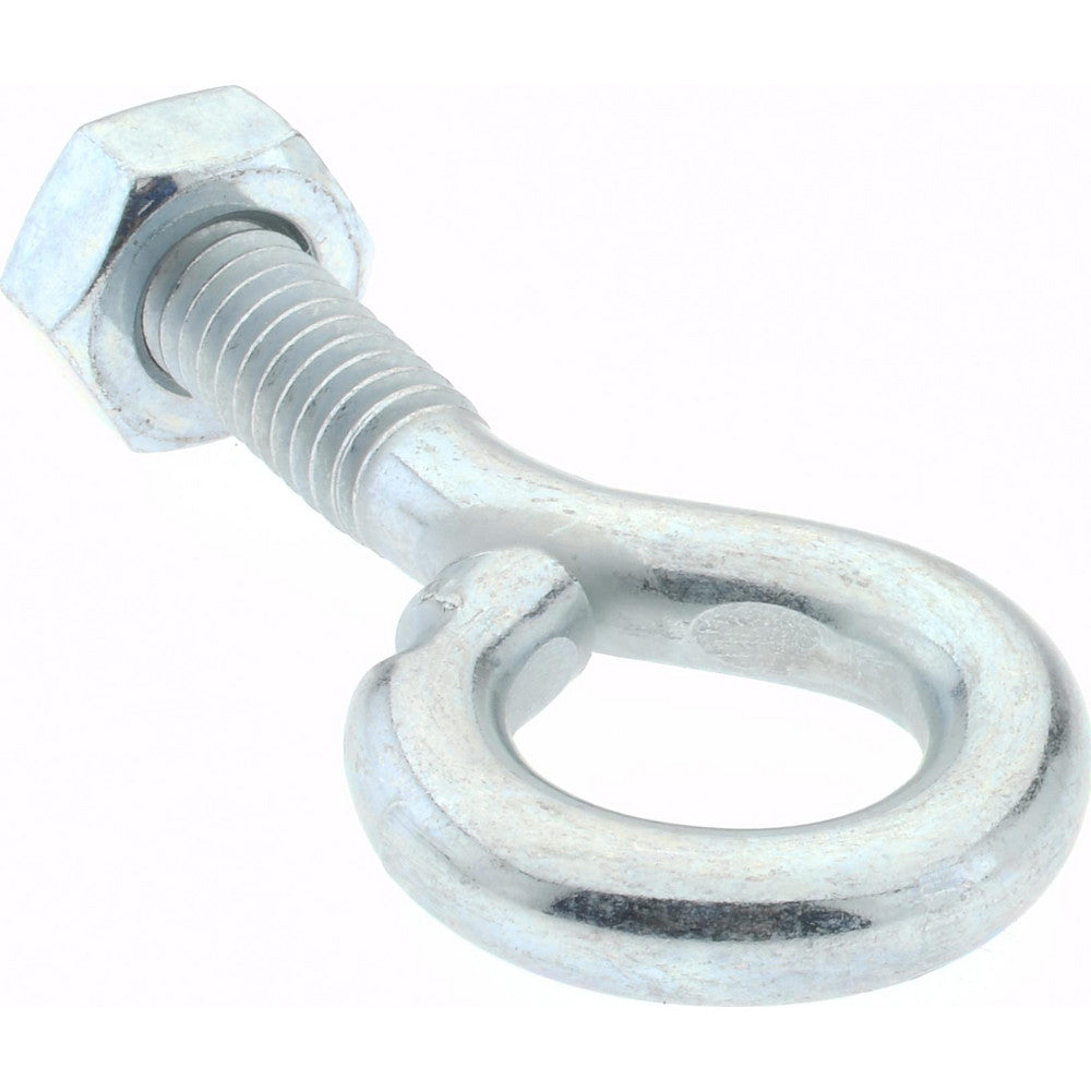 Gibraltar GIB07040 1/4-20, Zinc-Plated Finish, Steel Wire Turned Open Eye Bolt