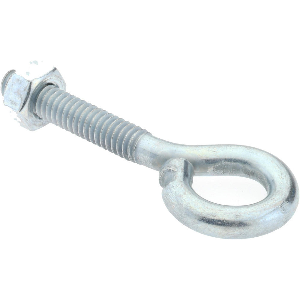 Gibraltar GIB07045 1/4-20, Zinc-Plated Finish, Steel Wire Turned Open Eye Bolt