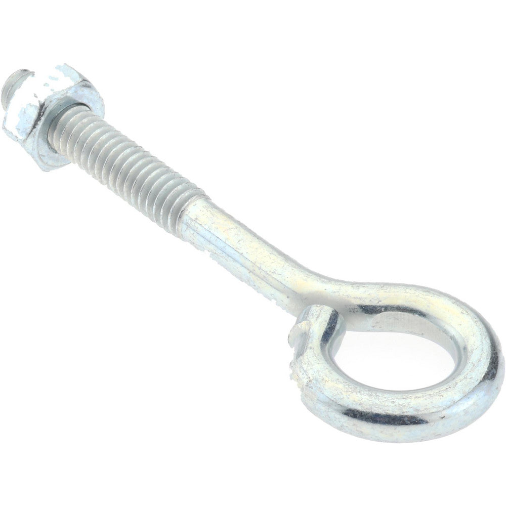 Gibraltar GIB07055 1/4-20, Zinc-Plated Finish, Steel Wire Turned Open Eye Bolt