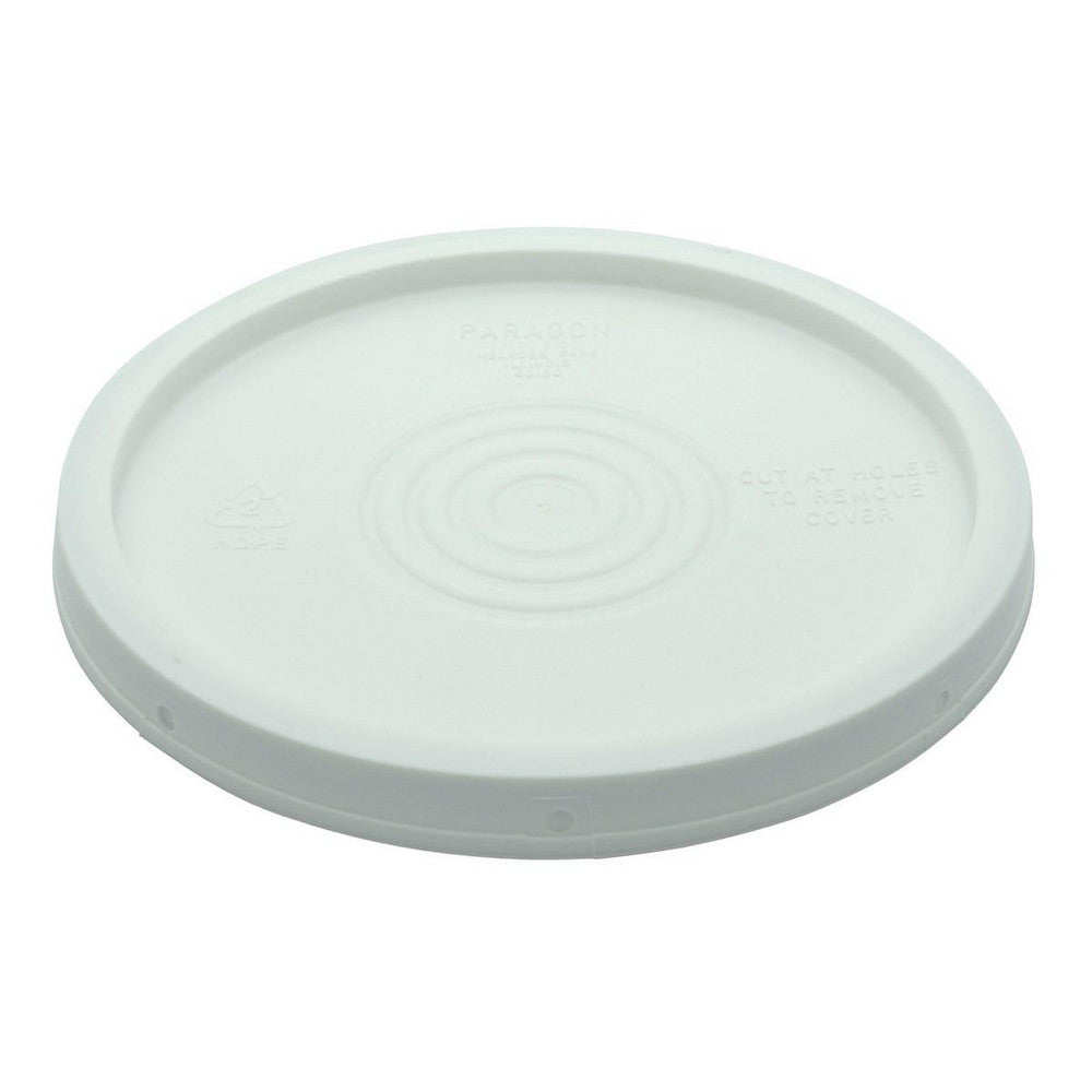 Vestil LID-54-PW Tote & Storage Container Lids Material HDPE  For Use With 3-1/2, 5 & 6 Gallon Pails  