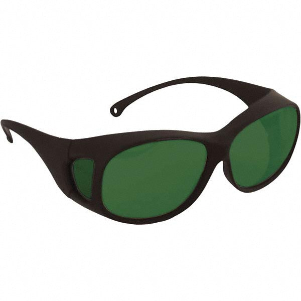 KleenGuard 21917 Safety Glass Scratch-Resistant, Green Lenses, Full-Framed, UV Protection