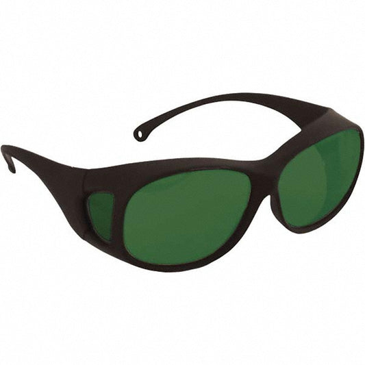 KleenGuard 21917 Safety Glass Scratch-Resistant, Green Lenses, Full-Framed, UV Protection