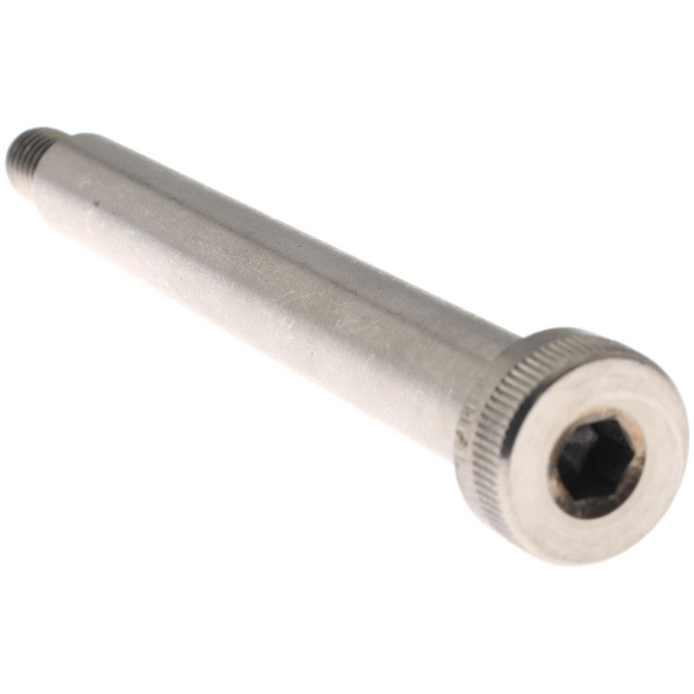 Value Collection R57600584 Shoulder Screw 1/2" Shoulder Dia, 4" Shoulder Length, 3/8-16, 18-8 Stainless Steel, Hex Socket