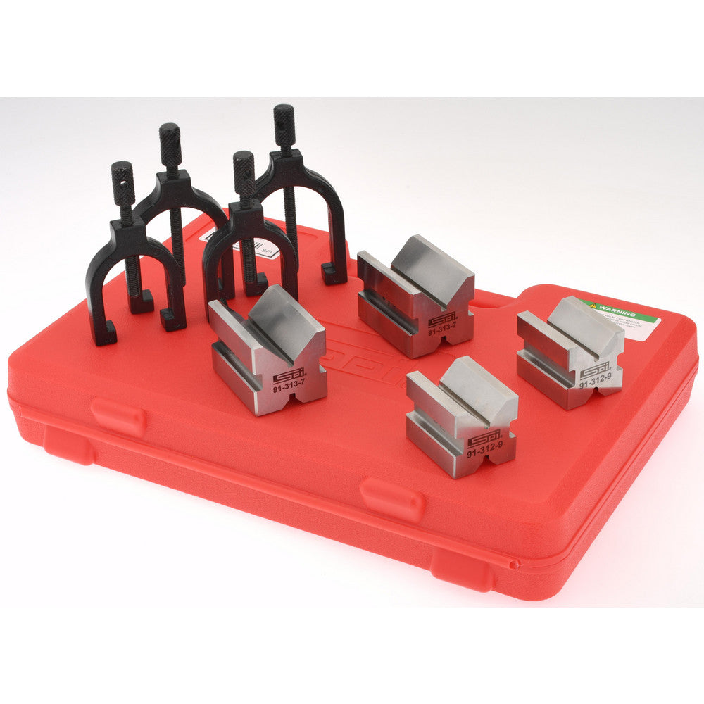 SPI 91-305-3 V-Block Set 1 & 1-1/2" Max Capacity, 90° V Angle