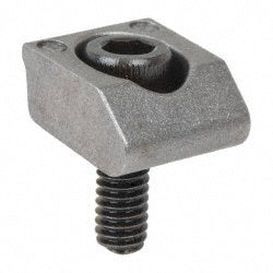 Mitee-Bite 26030 8-32 Screw Thread, 1/2" Wide x 0.1" High, Smooth Steel Standard Style Screw Mount Toe Clamp