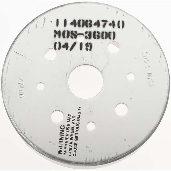 Norton 66252838314 Tool & Cutting Grinding Wheel 6" Dia, 80 Grit, H Hardness, Type 2
