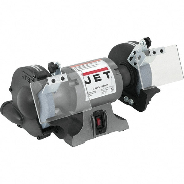 Jet 577101 6" Wheel Diam x 3/4" Wheel Width, 1/2 hp Grinder