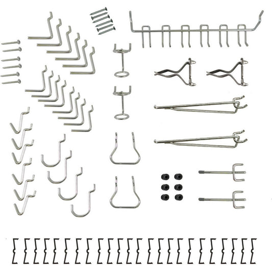 Onward 23793R Pegboard Hook Sets Set Type Hooks  Mount Type Hanging  For Use With Pegboard  Material Metal  Number Of Pieces 47.000