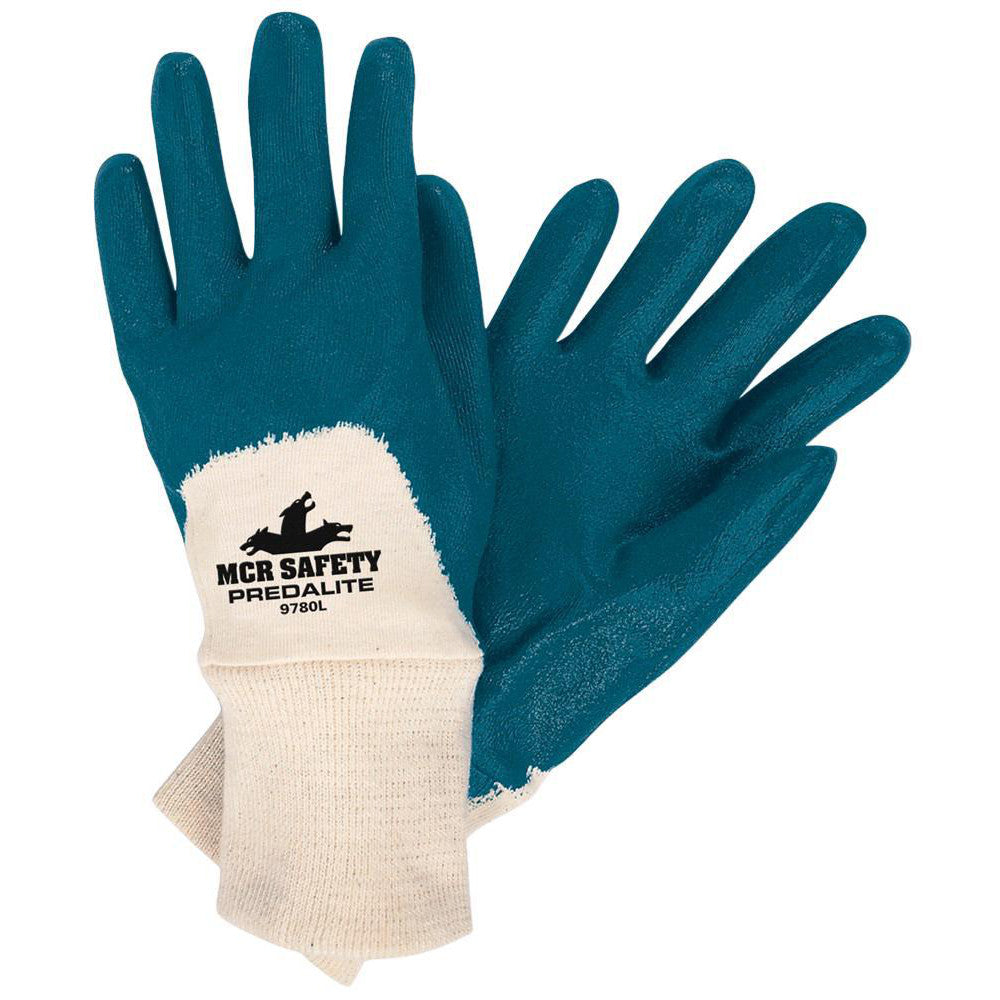 MCR Safety 9780M Work Gloves Predalite® 9780, Size Medium, Nitrile-Coated Nitrile, General Purpose