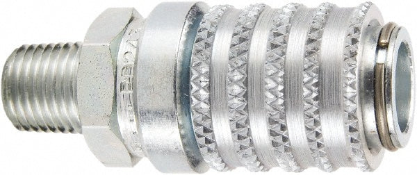 Parker PD243 Hydraulic Hose Male Pipe Thread Coupler 1/4-18 Thread, 6,000 psi
