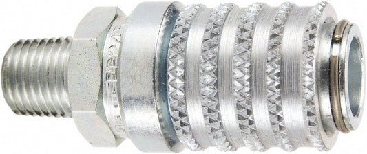 Parker PD243 Hydraulic Hose Male Pipe Thread Coupler 1/4-18 Thread, 6,000 psi
