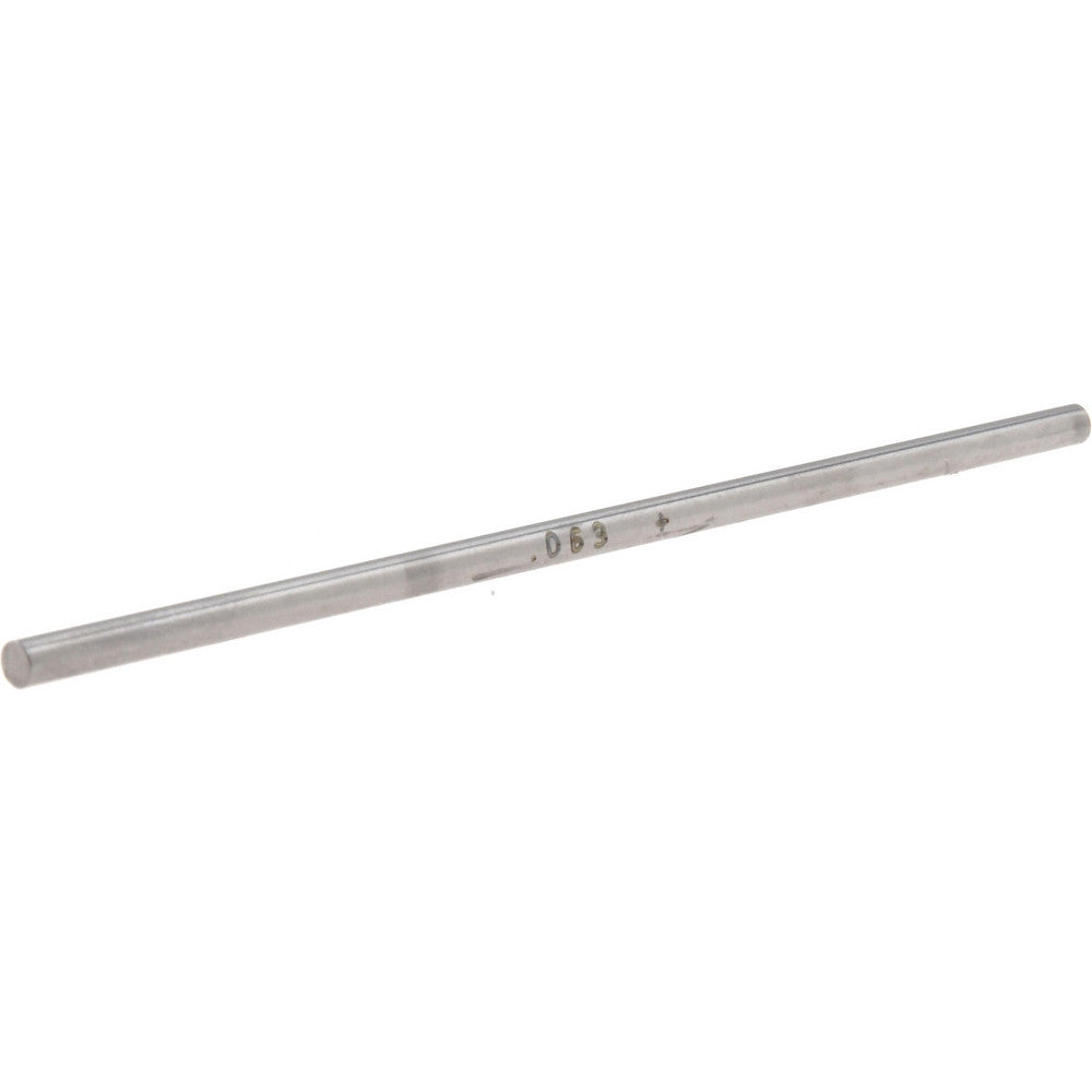 Vermont Gage 111106300 Class ZZ Plus Plug Gage 0.0630" Dia, 2.0000" OAL