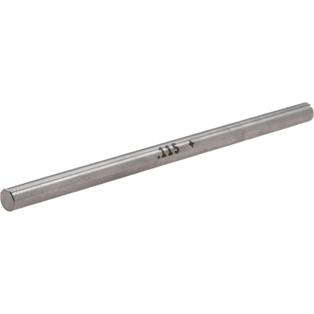 Vermont Gage 111111500 Class ZZ Plus Plug Gage 0.1150" Dia, 2.0000" OAL