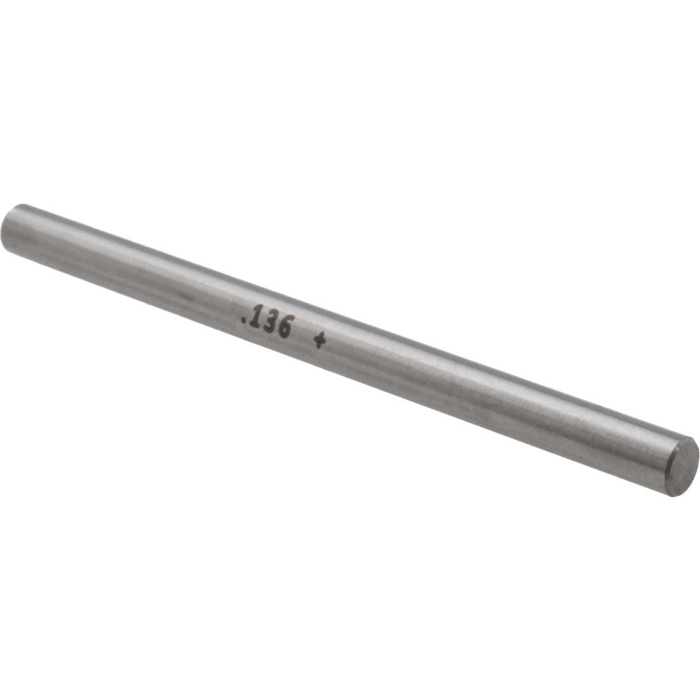 Vermont Gage 111113600 Class ZZ Plus Plug Gage 0.1360" Dia, 2.0000" OAL