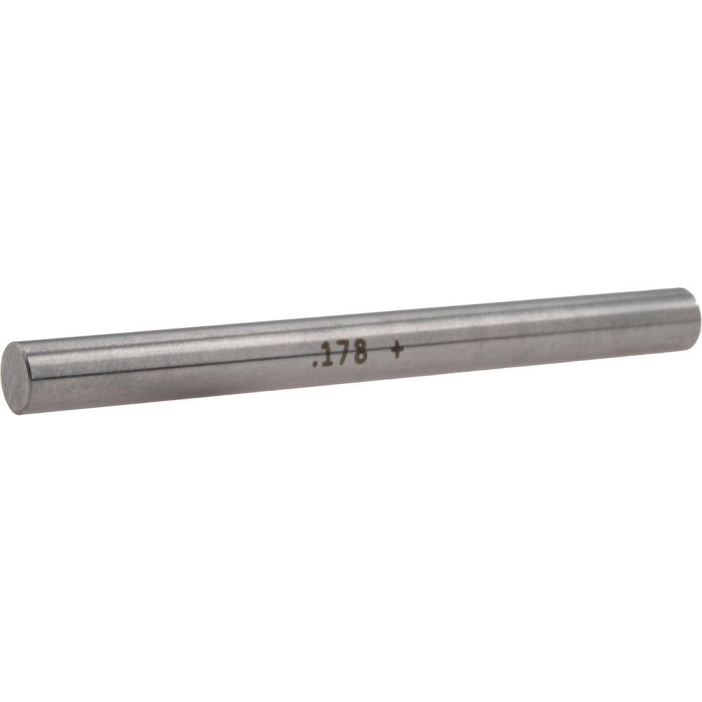 Vermont Gage 111117800 Class ZZ Plus Plug Gage 0.1780" Dia, 2.0000" OAL