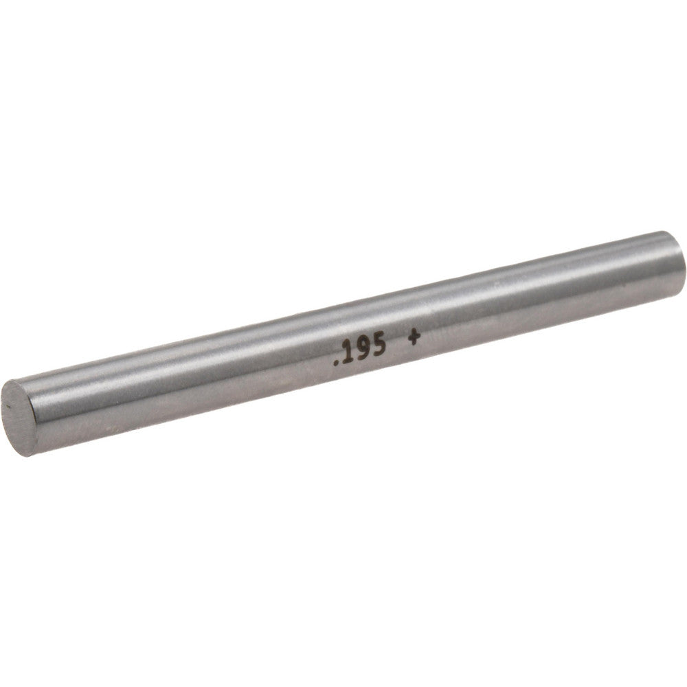 Vermont Gage 111119500 Class ZZ Plus Plug Gage 0.1950" Dia, 2.0000" OAL