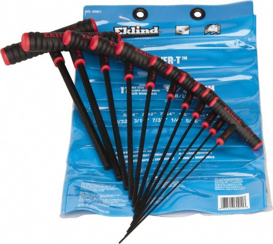 Eklind 60911 11 Piece T-Handle Hex Key Set