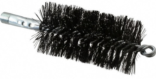 Schaefer Brush 43322 Double Stem/Spiral Tube Brush 2-1/4" Dia, 7-1/2" OAL