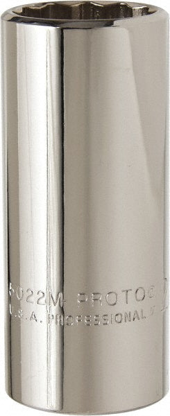 Proto J5022M Deep Hand Socket 22 mm Socket, 12-Point