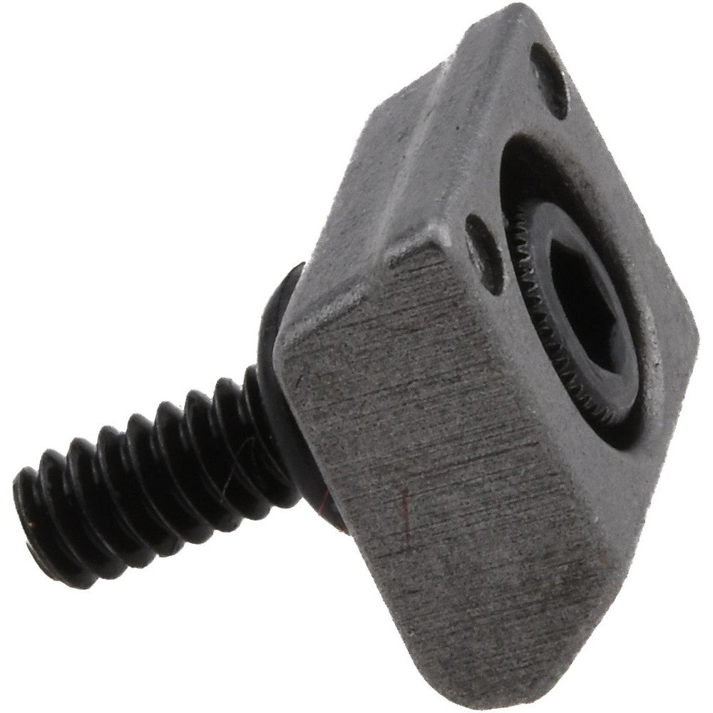 Mitee-Bite 26010 4-40 Screw Thread, 3/8" Wide x 0.075" High, Smooth Steel Standard Style Screw Mount Toe Clamp