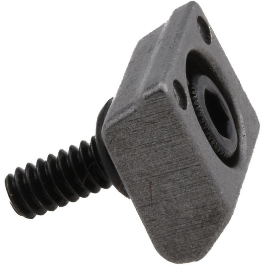 Mitee-Bite 26010 4-40 Screw Thread, 3/8" Wide x 0.075" High, Smooth Steel Standard Style Screw Mount Toe Clamp