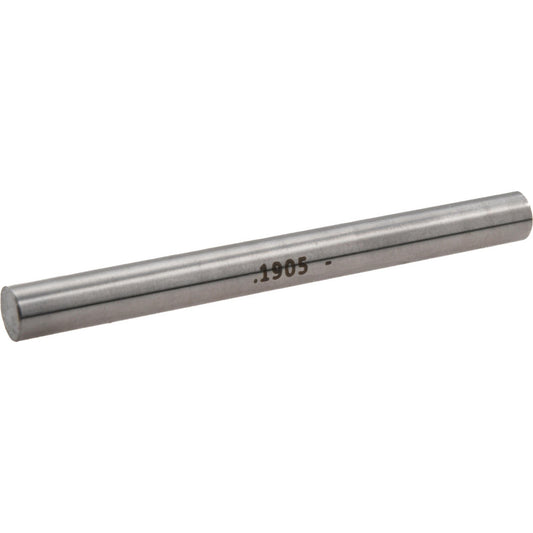 Vermont Gage 111419050 Class ZZ Minus Plug & Pin Gage 0.1905" Dia, 2" OAL