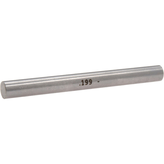 Vermont Gage 111219900 Class ZZ Minus Plug & Pin Gage 0.1990" Dia, 2" OAL