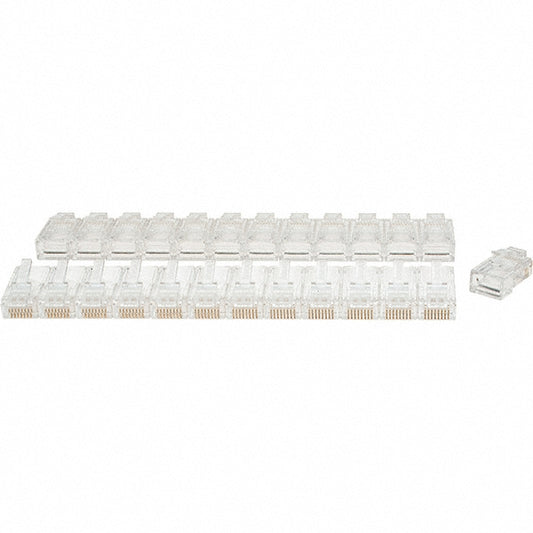 Ideal 86-396 Modular Connectors Connector Type Plug  Data Rating Cat5e  Number of Positions 8  Number of Contacts 8  Standards Met UL Listed  