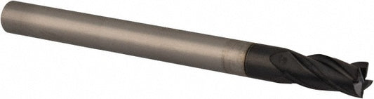 Kyocera SGS Precision Tools 31253 Square End Mill 1/8" Dia, 1/4" LOC, 4 Flute, Solid Carbide
