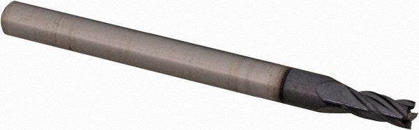 Kyocera SGS Precision Tools 31252 Square End Mill 0.0938" Dia, 0.1875" LOC, 4 Flute, Solid Carbide