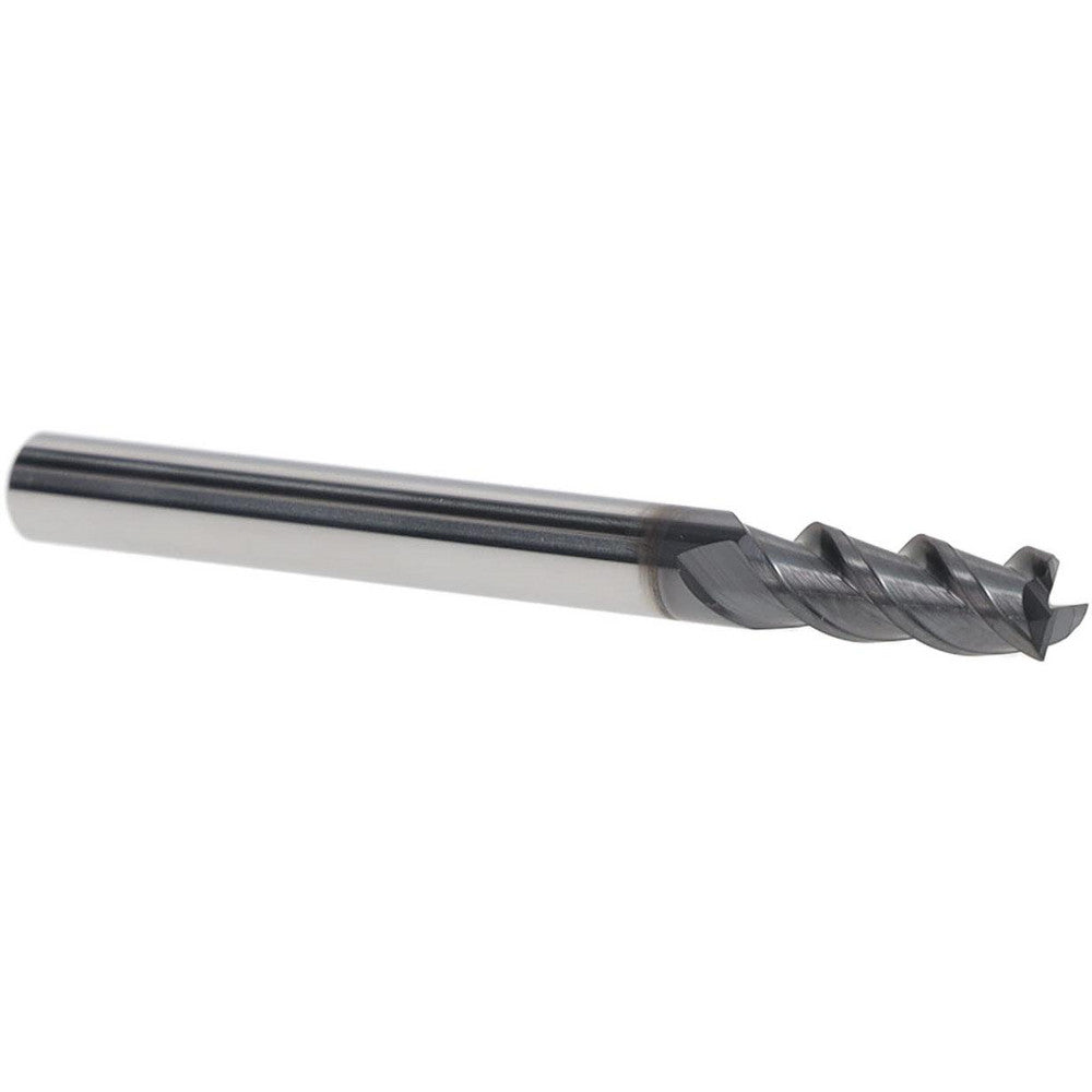 Iscar 5620802 Square End Mill 3/16" Dia, 1/2" LOC, 3 Flute, Solid Carbide